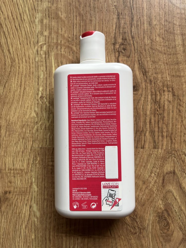 ISDIN Shampoo Antiqueda Lambdapil