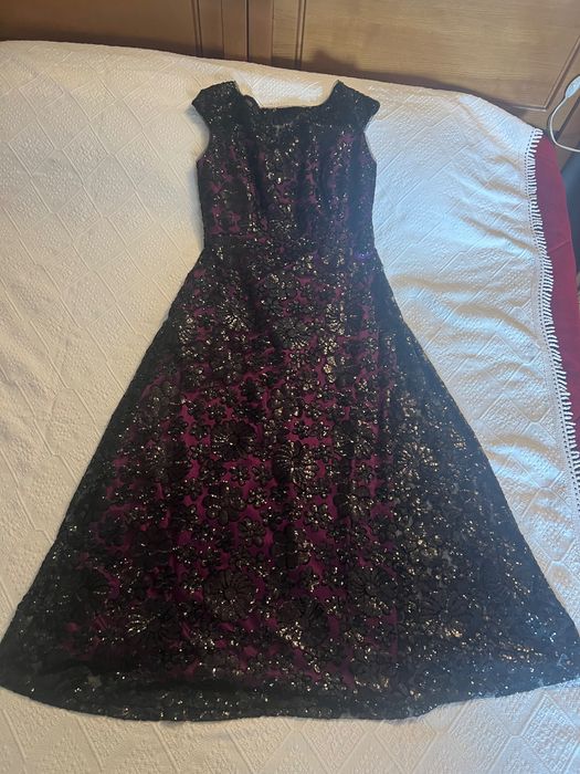 Vestido com lantejoulas