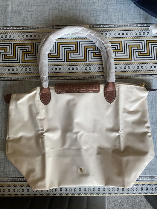 Mala longchamp branca