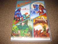 DVD com 4 Filmes de Animação