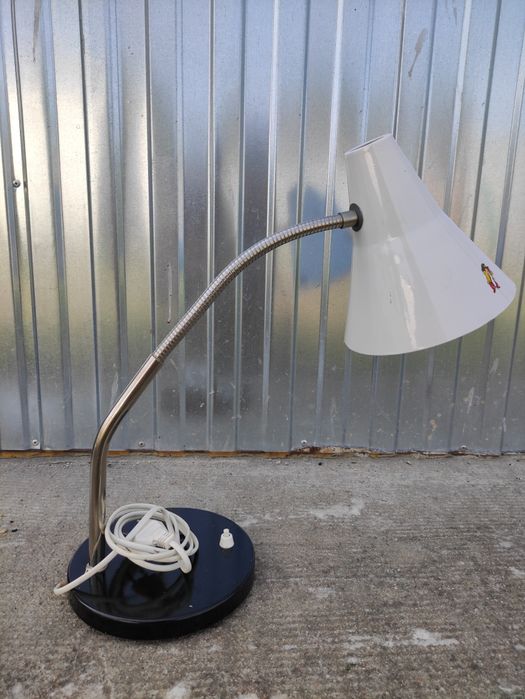 Stara lampa lampka biurkowa biurowa vintage retro art deco PRL DDR