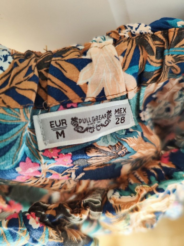 Sukienka hiszpanka bez ramiączek M pull & bear wiskoza