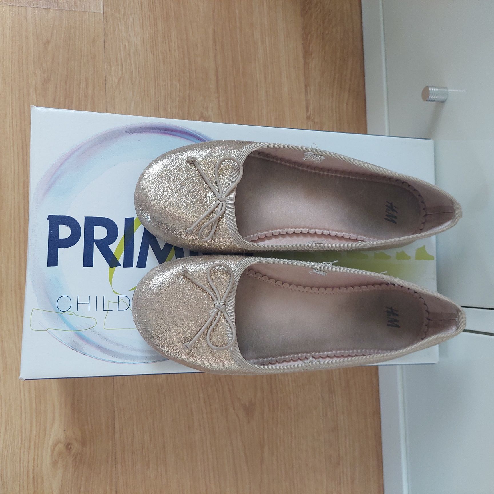 buty półbuty balerinki baleriny h&m 33