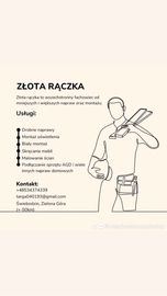 Złota Rączka,Remonty,Hydraulika,Elektryka,Awarii.Dostępność 24/7