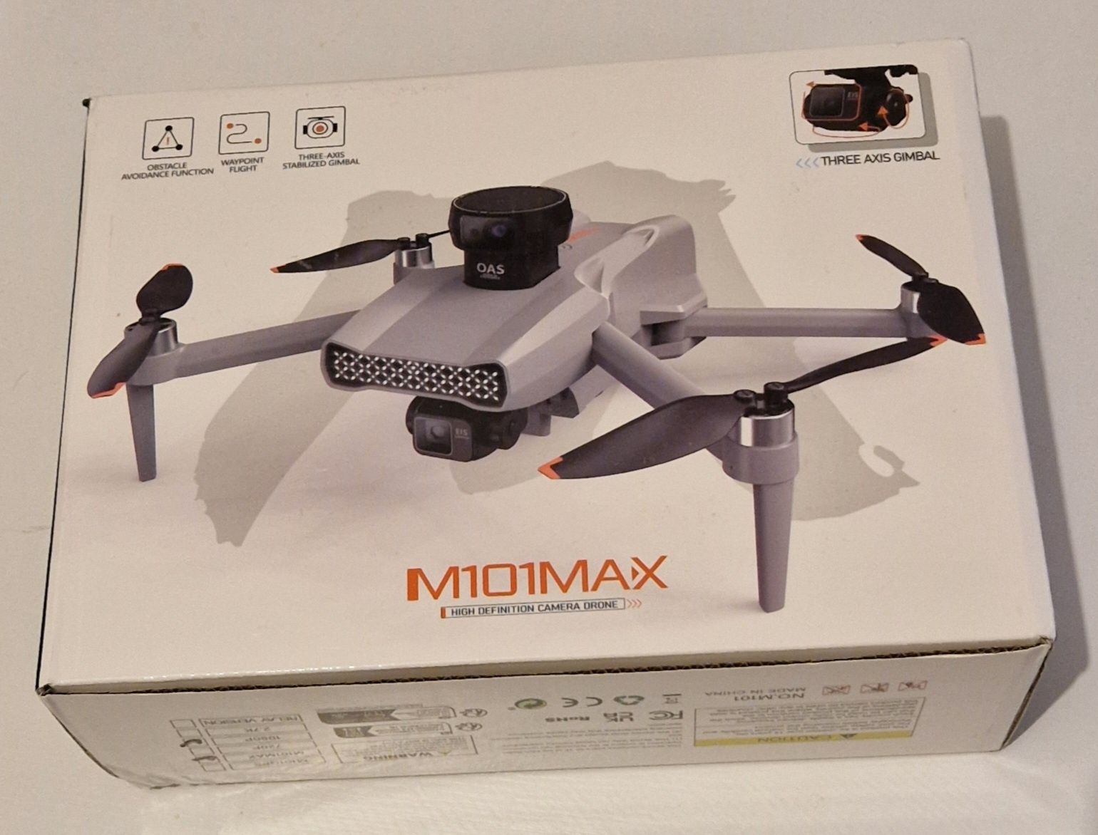 Dron M101MAX+ laserowe omijanie przeszkód, akumulator