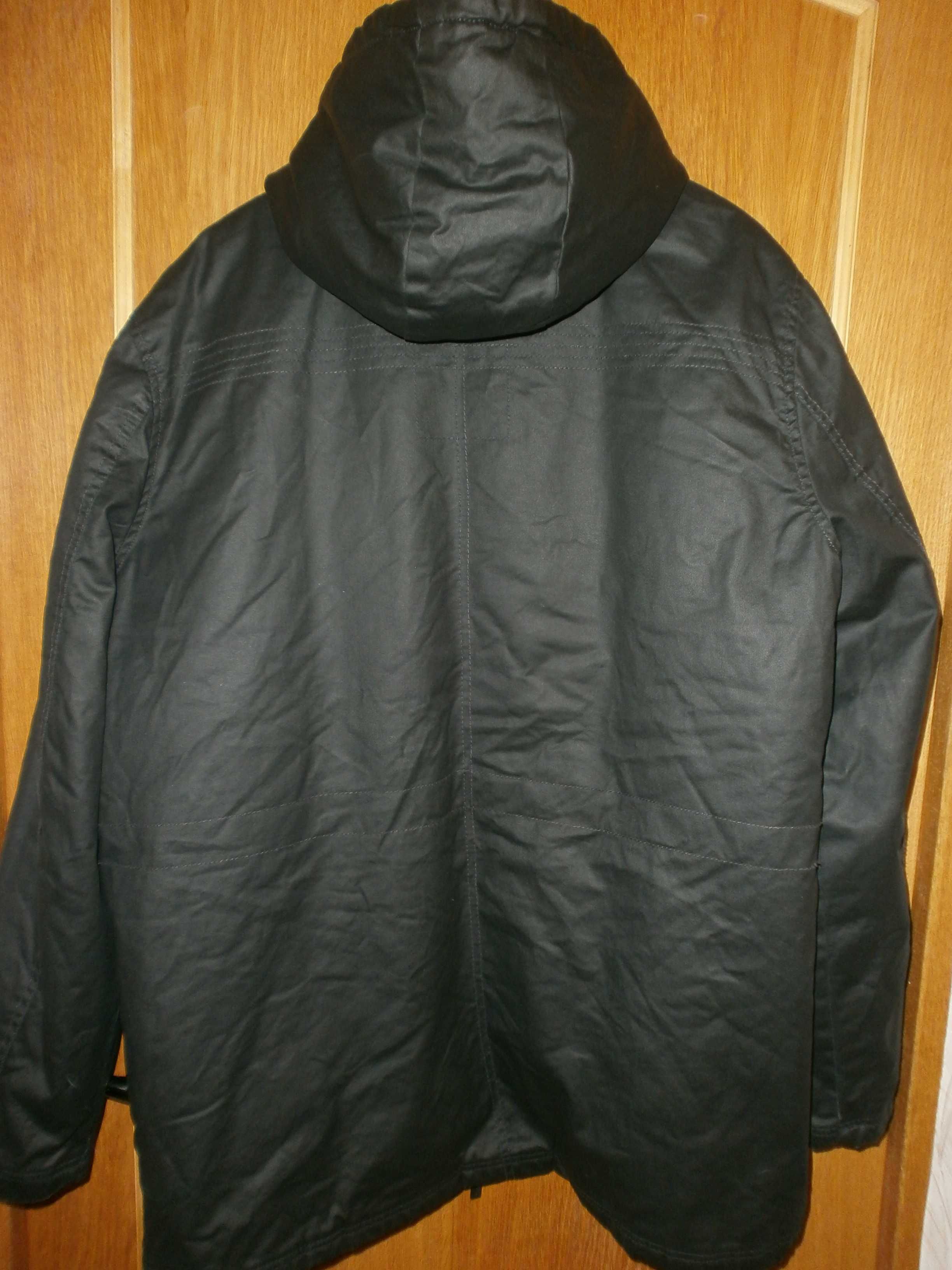 Куртка парка пропитка OWK, чёрная, разм. XXL, наш 56. ПОГ-66 см. Деми