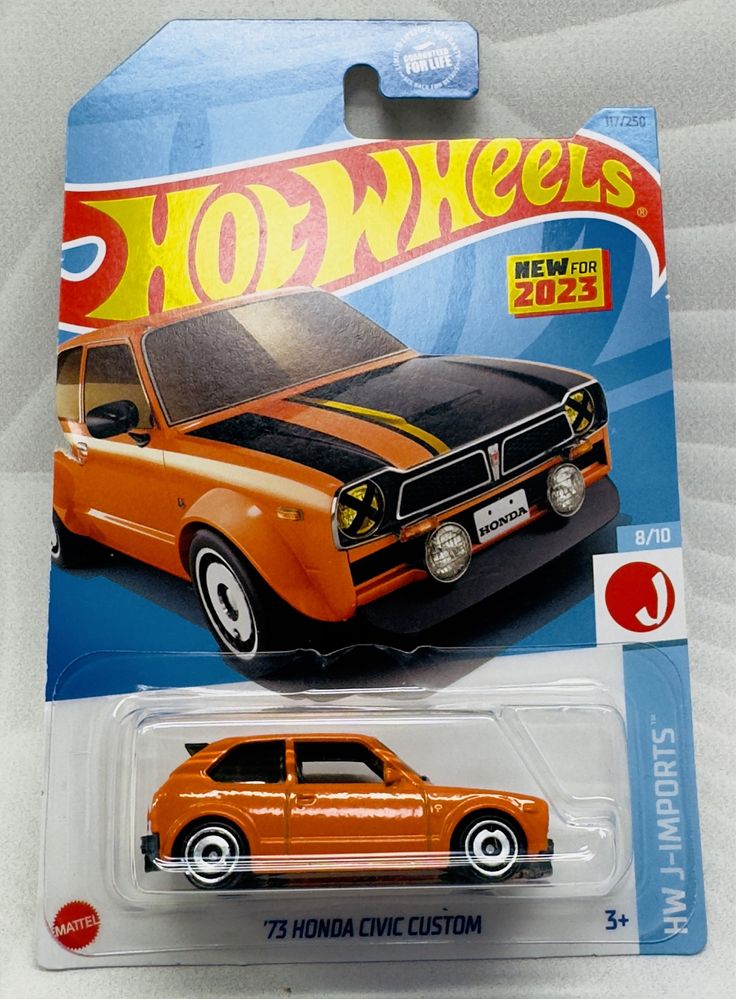 Колекційна машинка Хот Вілс Hot Wheels 73 Honda Civic Custom