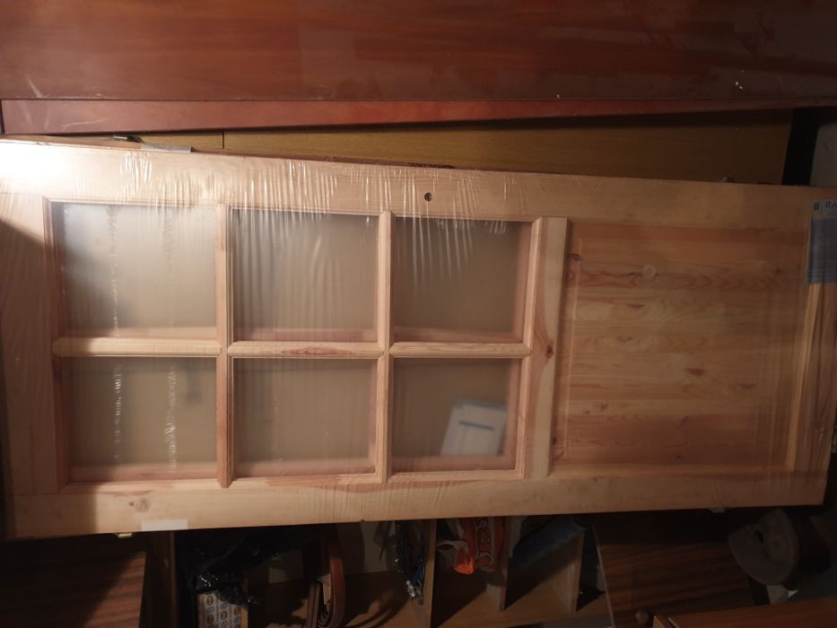 Drzwi sosnowe wewnętrzne,5 sztuk, nowe, okazyjna cena