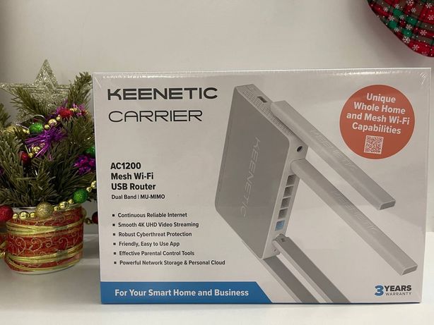 Роутер Keenetic Extra (Carrier) Новый Wi-FI маршрутизатор