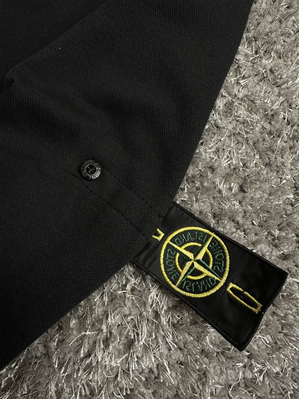 Стон Исланд STONE ISLAND 1/4 ZIP Чёрный