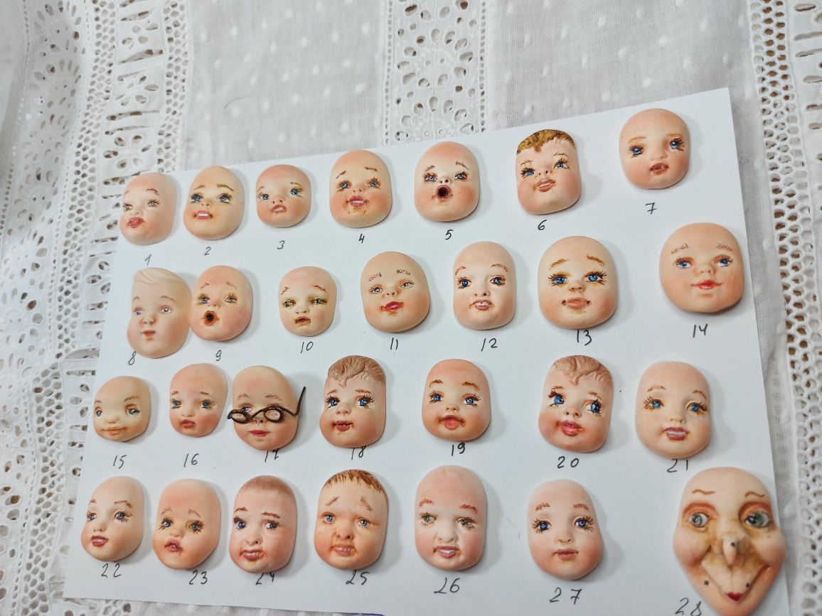 Личико для ватной игрушки