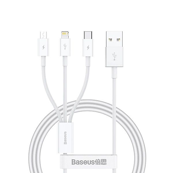 Kabel Baseus Superior Series USB-A - USB-C / Lightning / micro USB 3.5