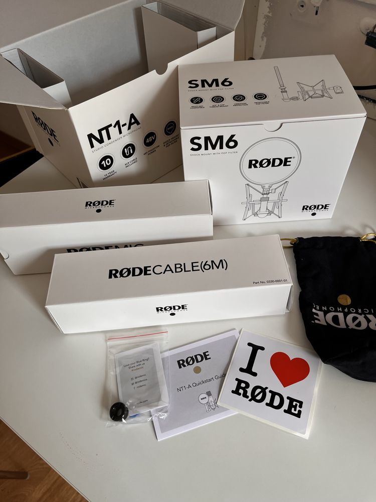 Mikrofon RODE NT1-A + zestaw + prezent