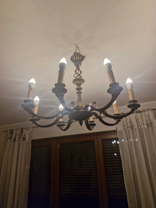 Sprzedam lampę wiszącą z mosiądzu