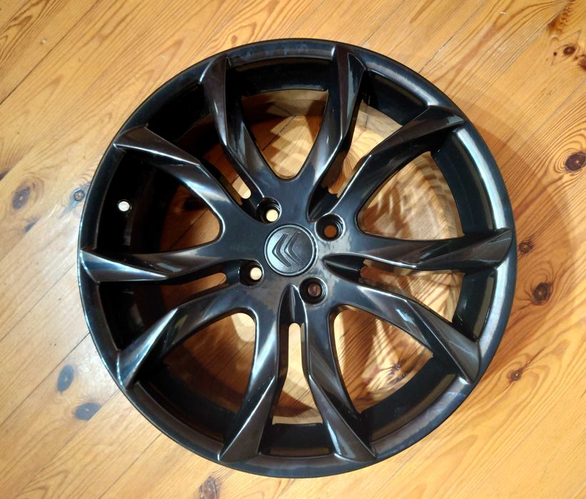 Felgi 18" Citroen/Peugeot RS 4x108 7,5J Czarny Połysk Mal. Proszkowo