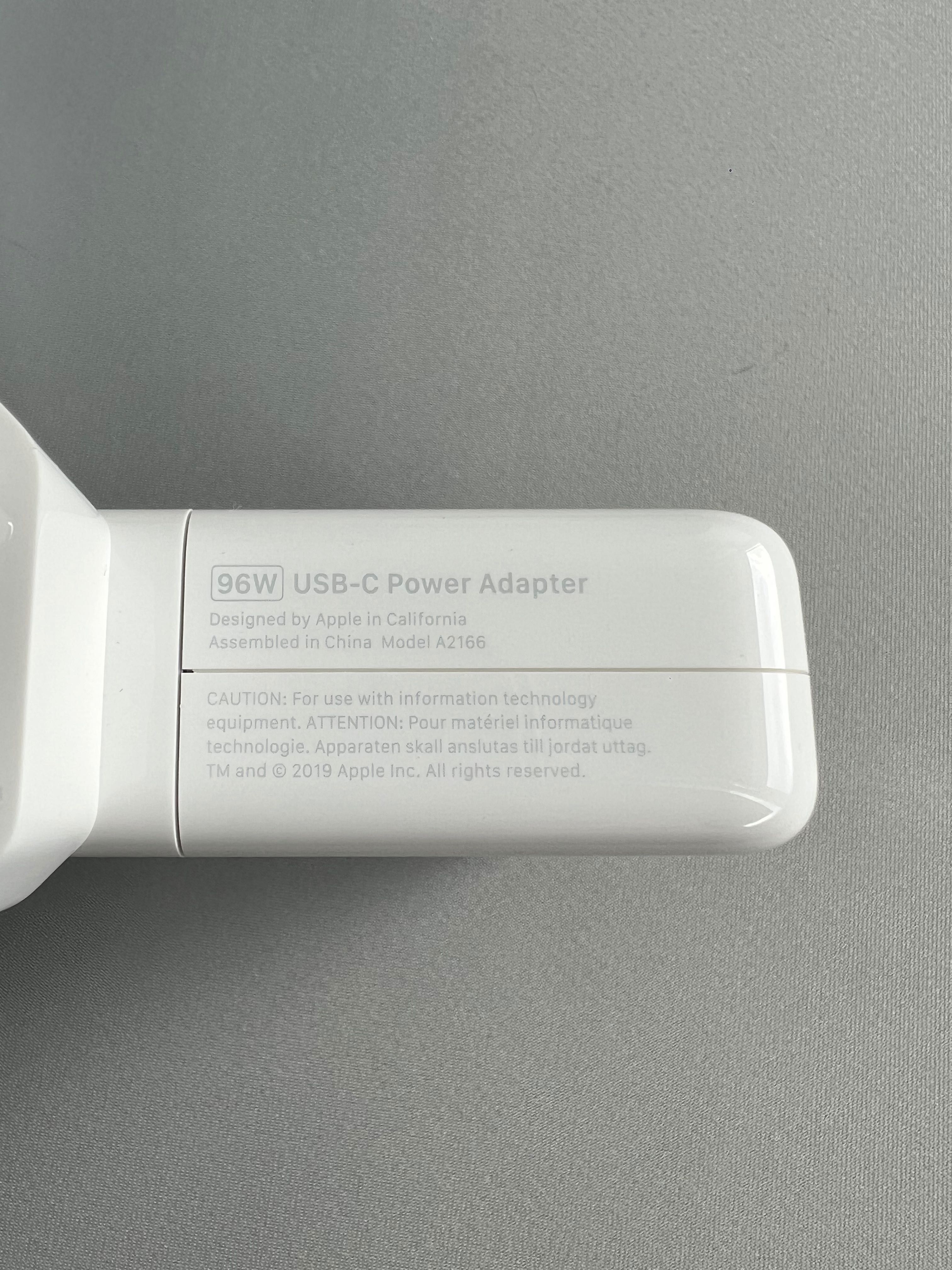 Оригінальний зарядний пристрій Apple AC Adapter 96W A2166