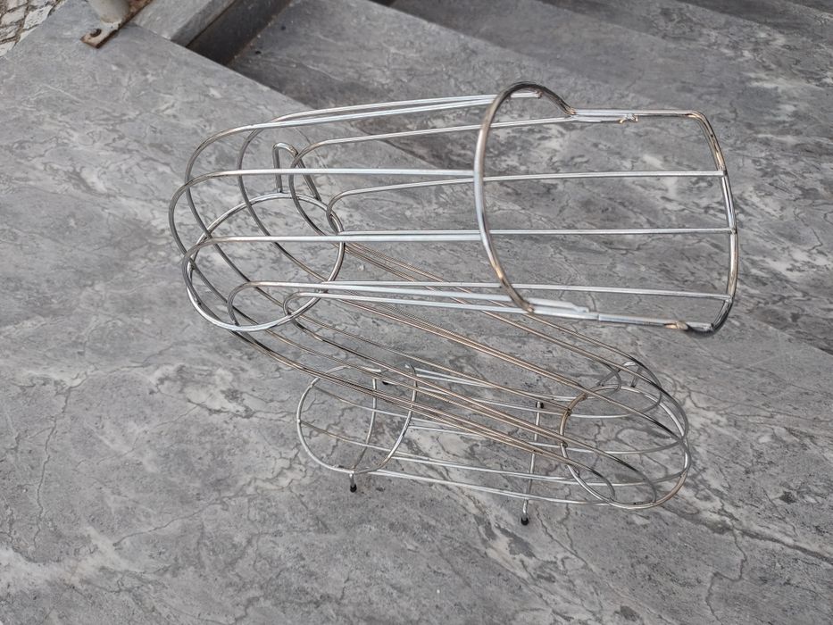 Suporte fruteira metalica tubolar para laranjas para bar restaurante