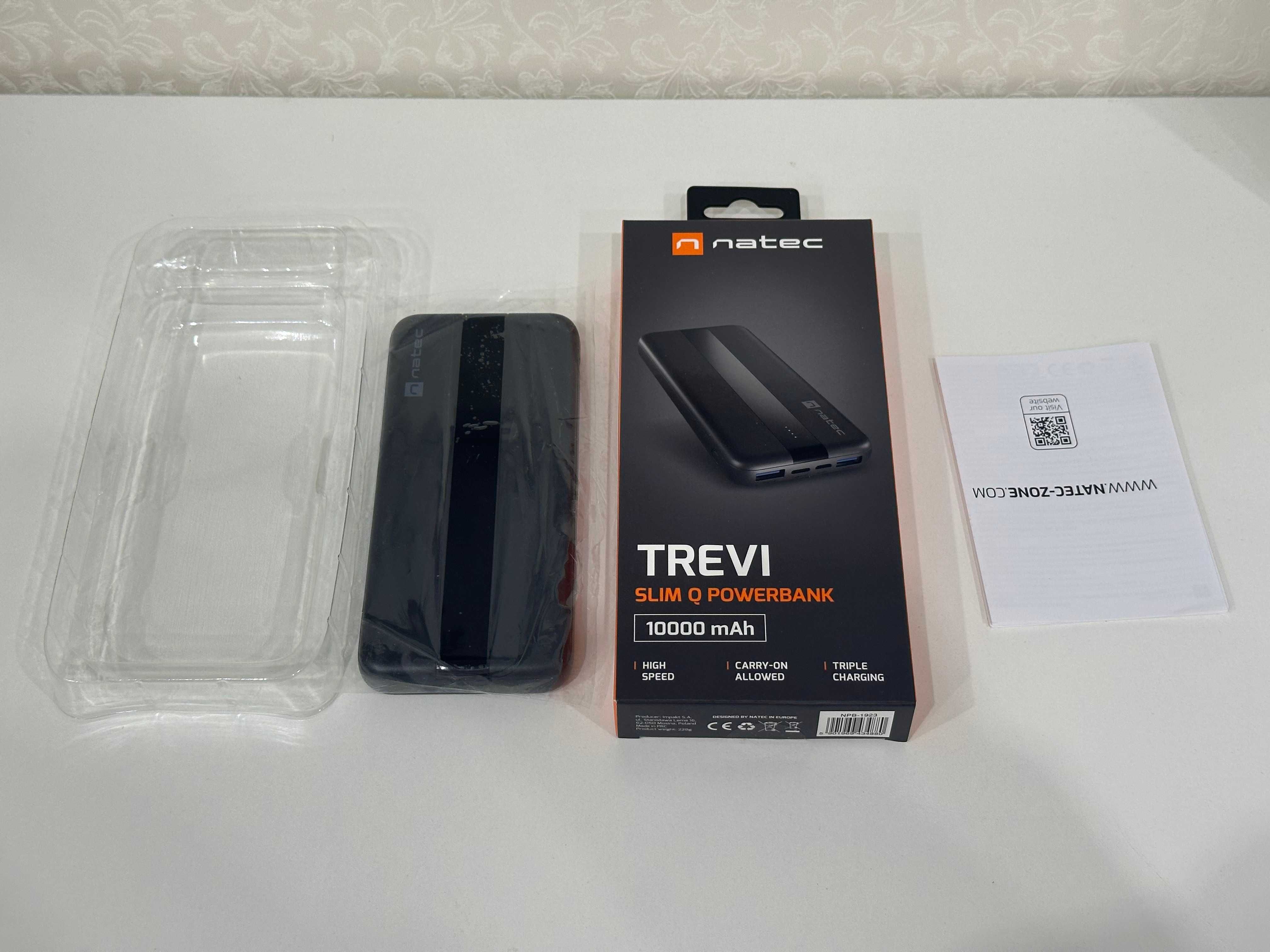 Повербанк Natec Trevi Slim Q 10000mAh