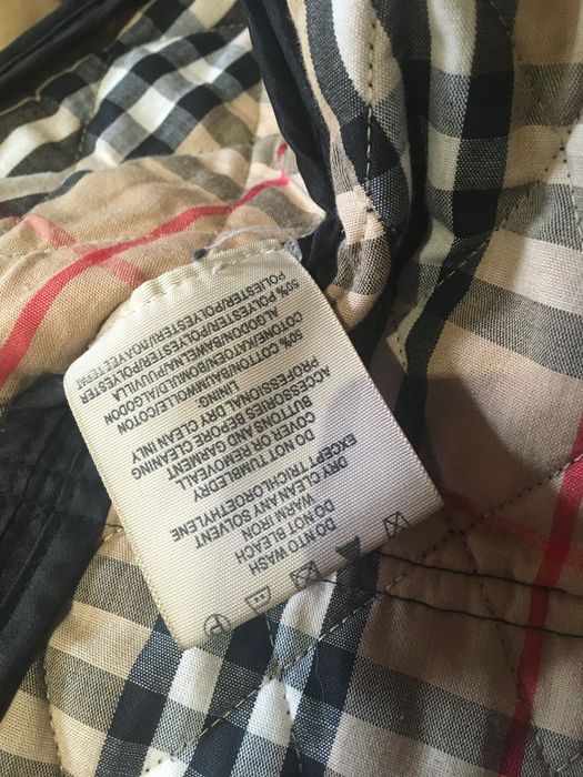 Kurtka burberry czarna m wiosenna jesienna pikowana kratka damska