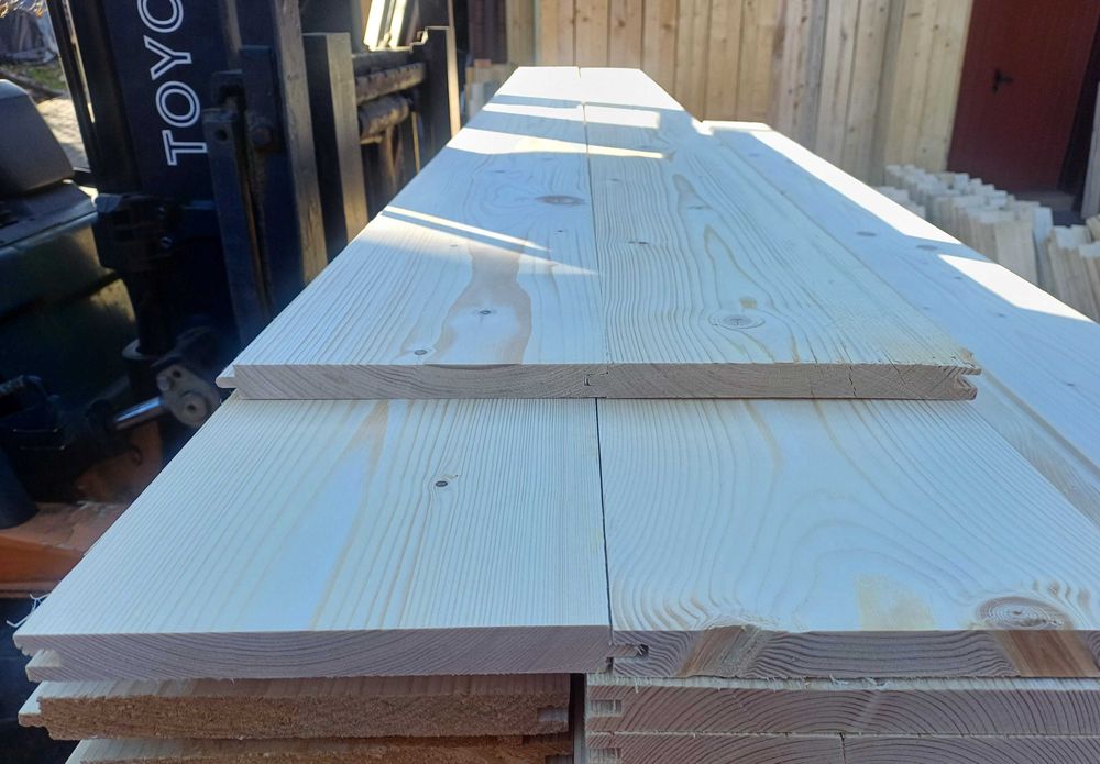 Deska tarasowa podłogowa elewacyjna półbal podbitka szalówka boazeria