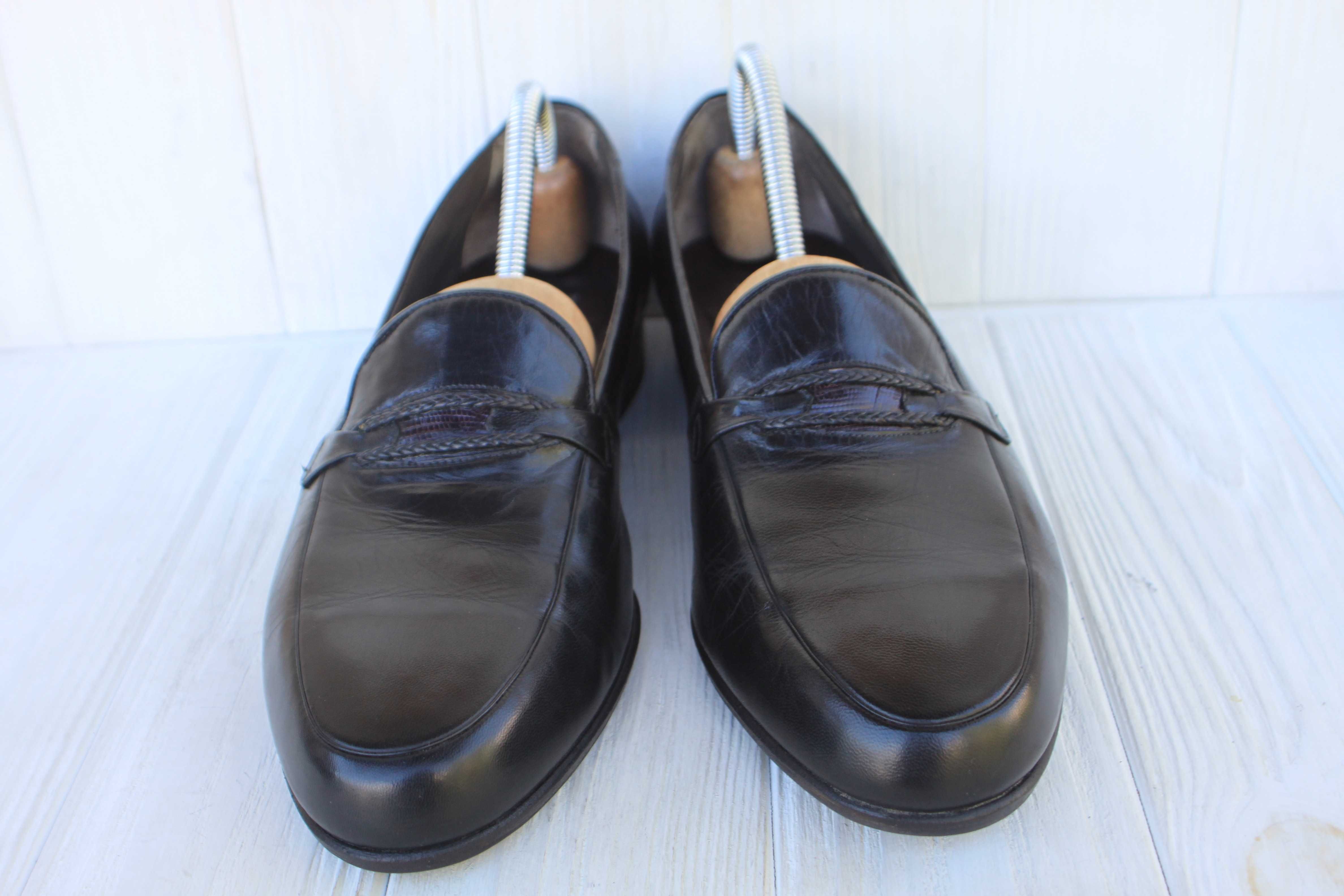 Туфли лоферы L'Stony кожа сделаны в Испании 42р мокасины