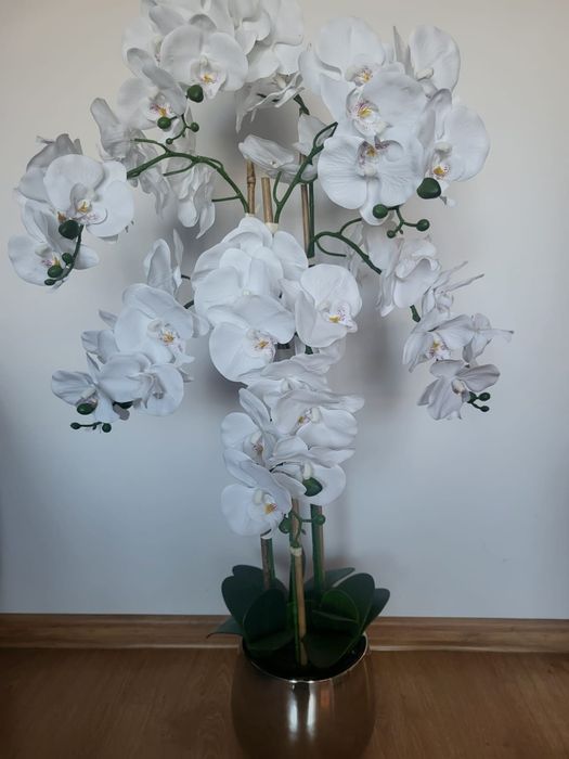 Sprzedam piękny duży silikonowy storczyk home and you. Wysokość 100cm