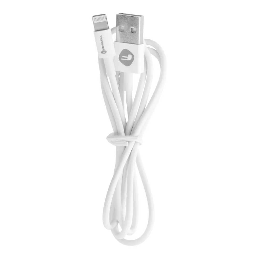 Kabel USB lightning 8-pin 1A Forcell biały