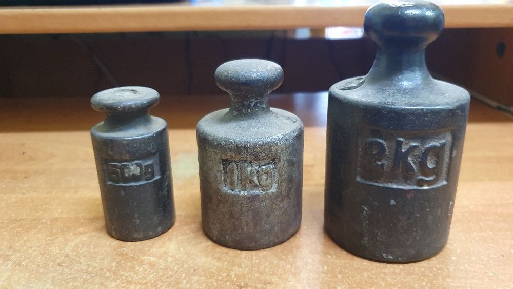 Odważniki  wagowe 3szt.