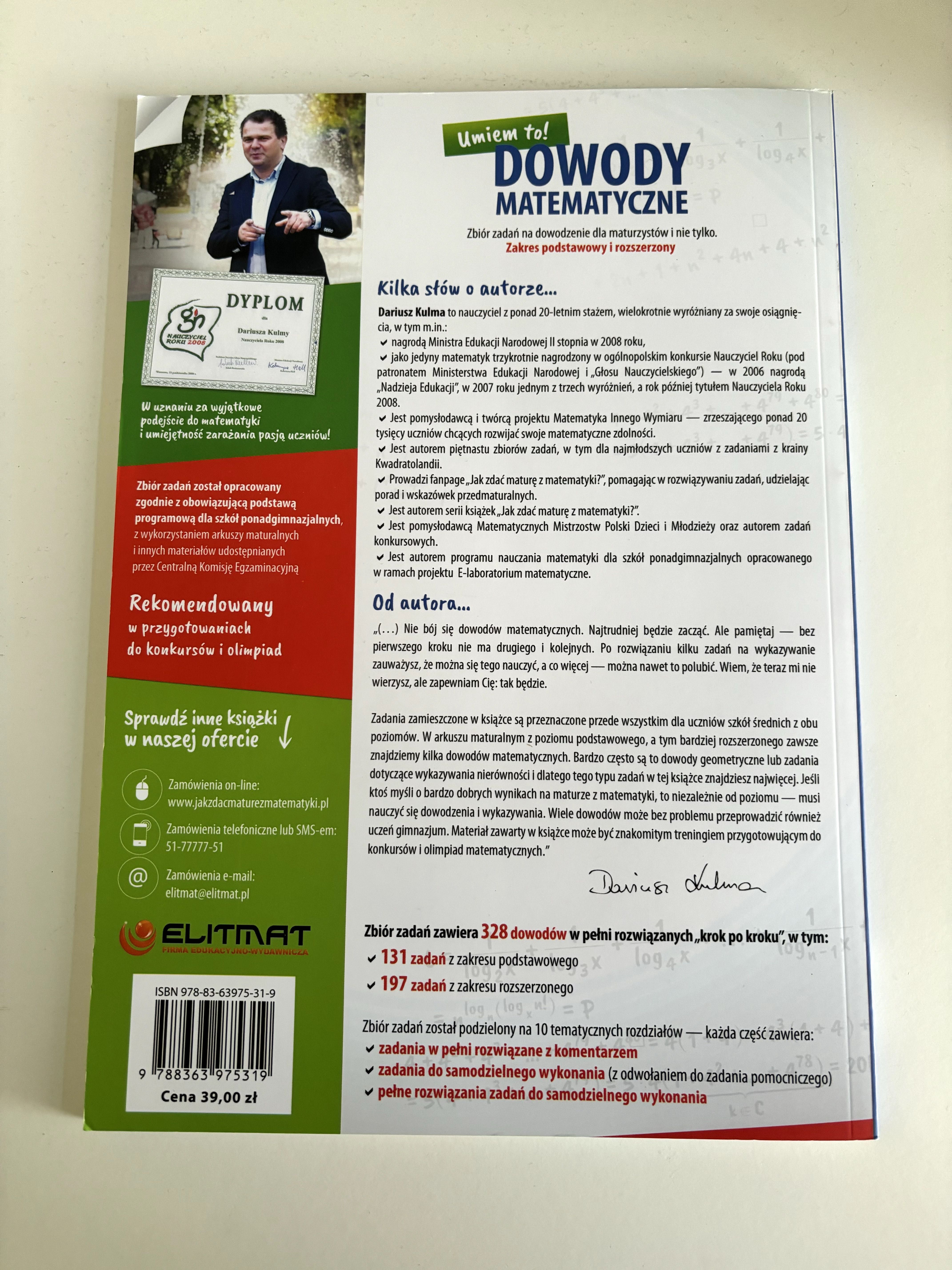 Dowody matematyczne. Umiem To!