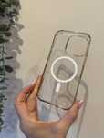 Etui magnetyczne do iphone 16 pro z magsafe zbita szybka