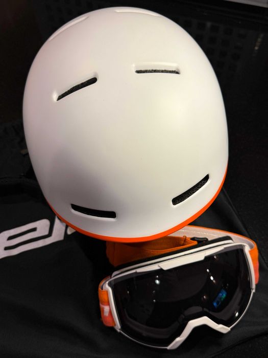 Kask ELAN Twist Biały 2025 z goglami