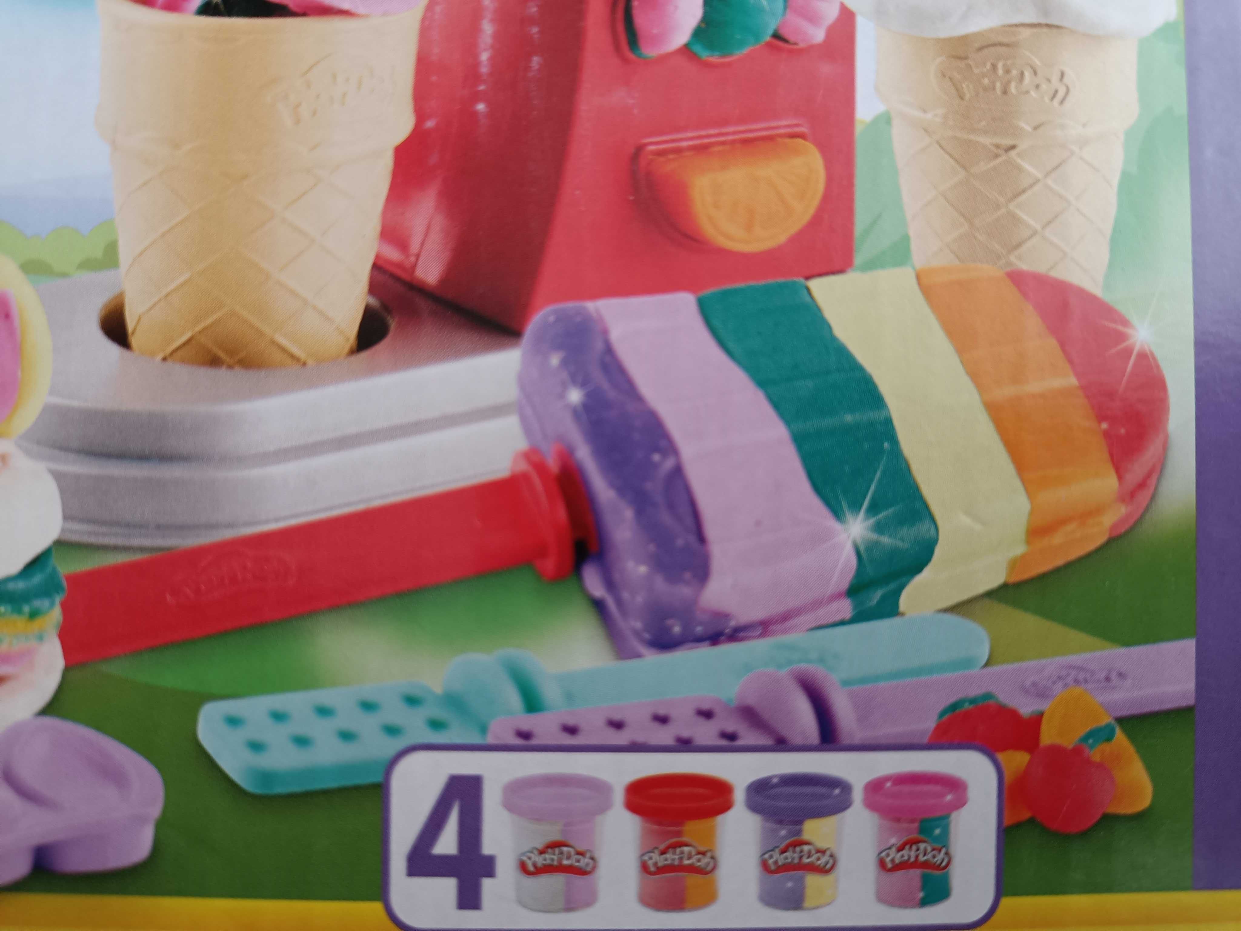 Nowe Play Doh kitchen creations lody lodziarnia ice cream