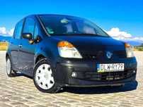 Renault Modus ZADBANY, czarny, kremowe wnętrze. 1.6 benzyna