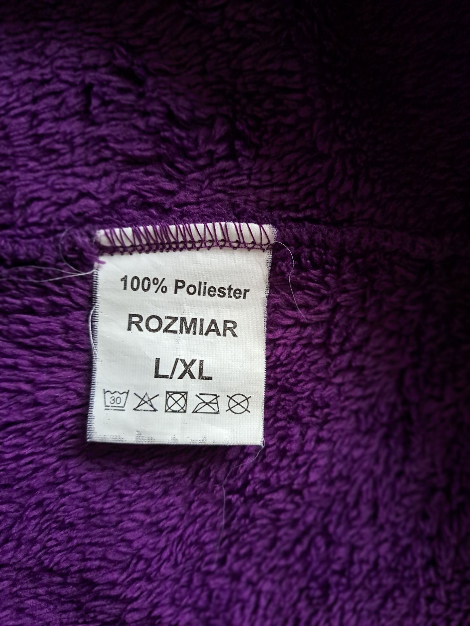 Szlafrok damski L/XL fiolet