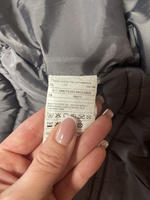 Курточка зимова на хлопчика Benetton