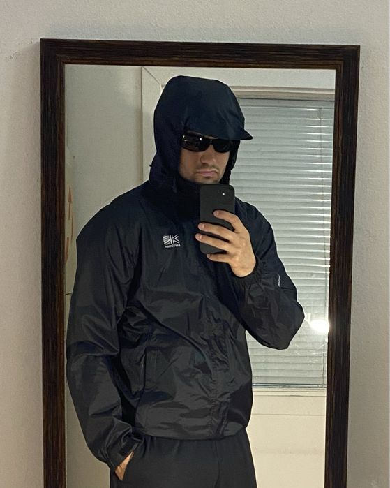 (XS-S, M, L, XL) KARRIMOR черная курточка на мембране весенняя осенняя