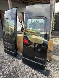 Komplet drzwi tylnych, czarne, Renault Master IV oryginalne, stan bdb