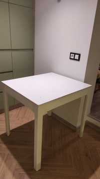 Stół rozkładany, biały, 80/120x70 cm