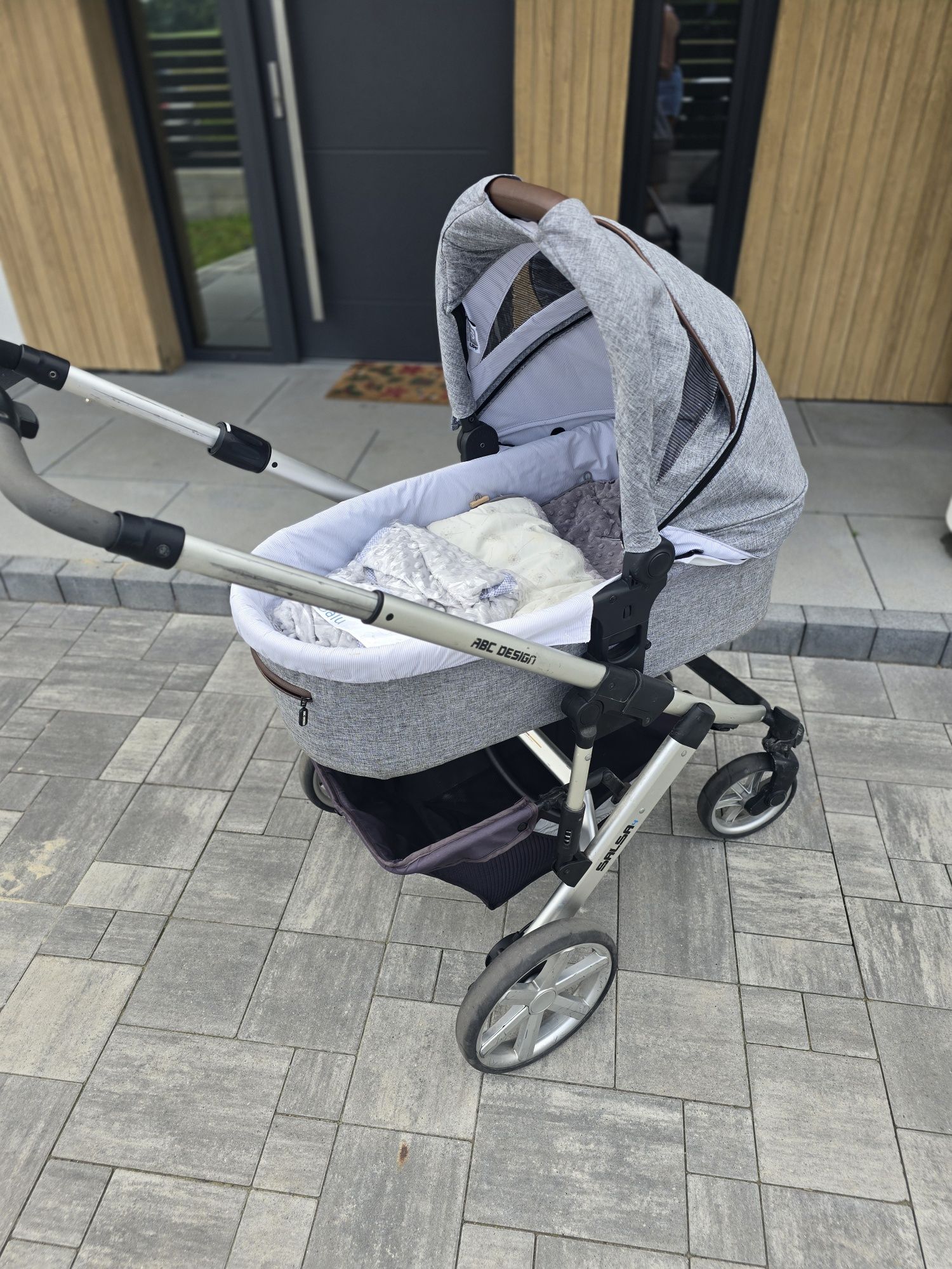 Zestaw 3 w 1 wózek ABC Design i nosidło cybex