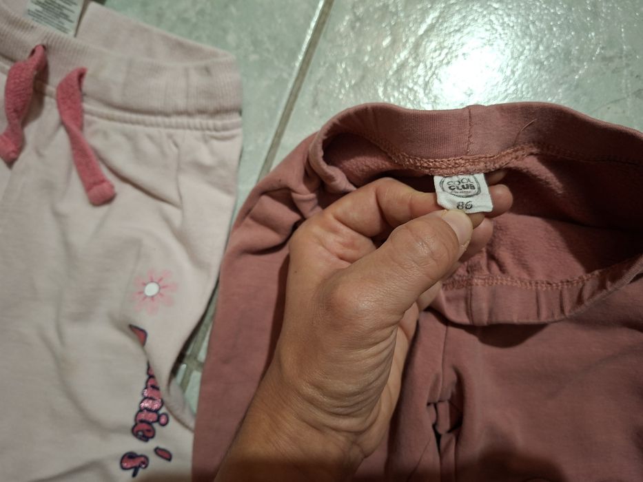 Spodnie spodenki dla dziewczynki 80