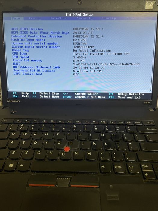 Lenovo TkinkPad E430