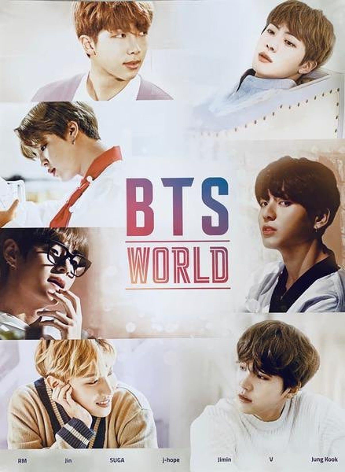 plakat bts world oryginalny army kpop