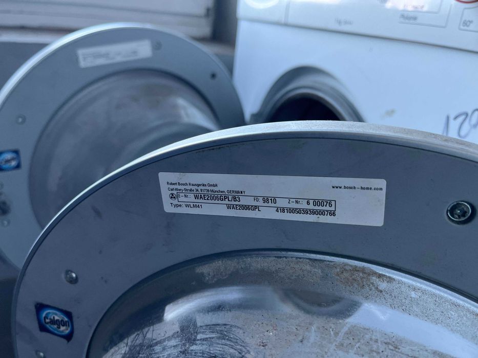 Pralka automatyczna BOSCH – 2 szt. – syndyk ogłasza przetarg