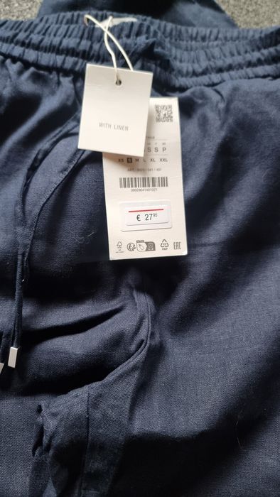 Нові лляні штани від Zara, S