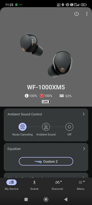 Sony Wf-1000xm5 słuchawki bezprzewodowe ANC Bluetooth LDAC