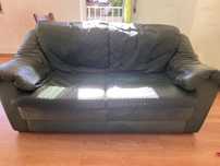 Sofa de Couro Verde