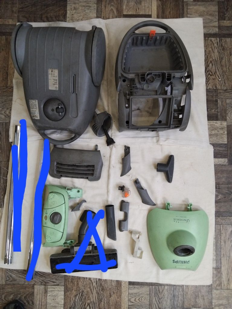 Запчасти к пылесосам Philips "FC 9015", BOSCH и Ракета 30.