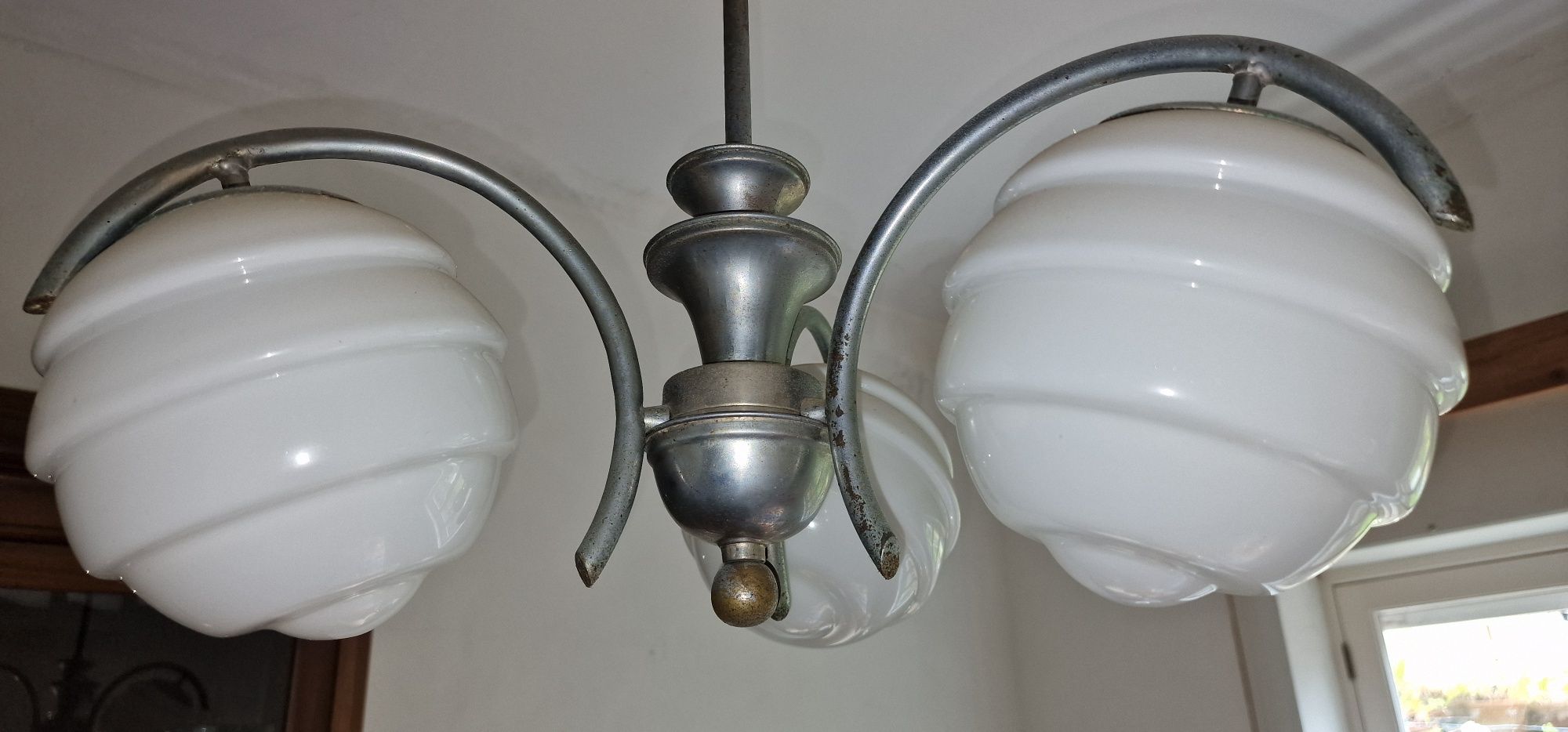 Lustre com 3 globos