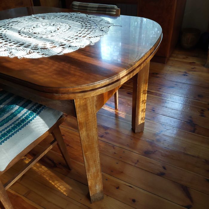 Stół owalny rozkładany z lat 30-stych, Warszawa