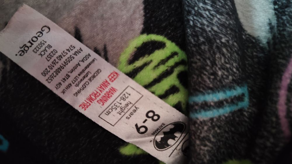 Фірмова флісова піжама від George batman